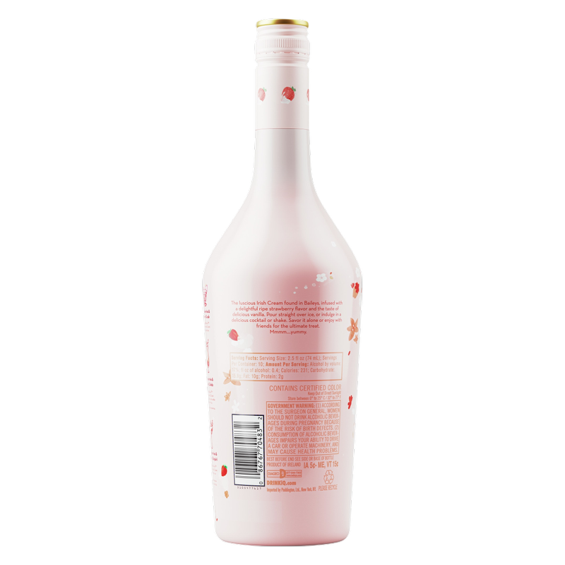 Baileys Strawberries & Cream Liqueur 750ml (34 proof)