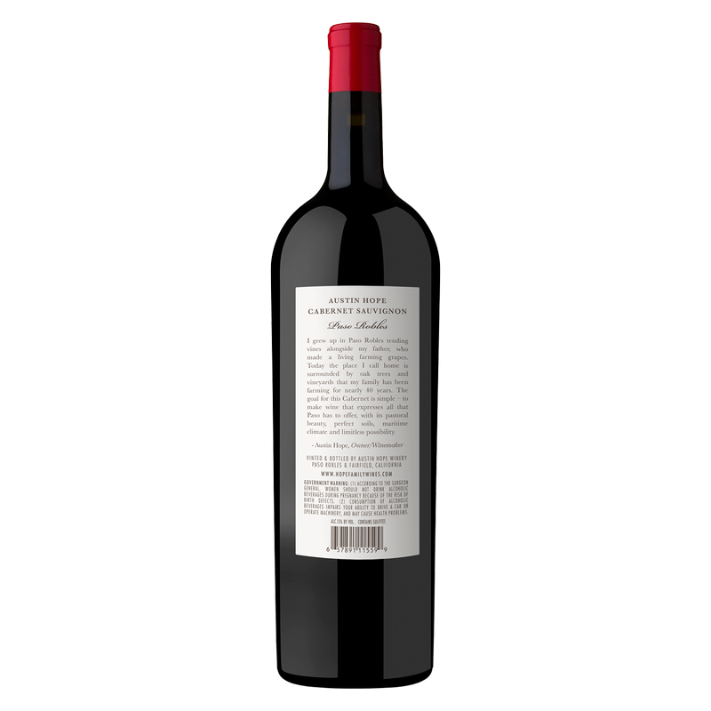 Austin Hope Paso Robles Cabernet Sauvignon 1.5L 15% ABV