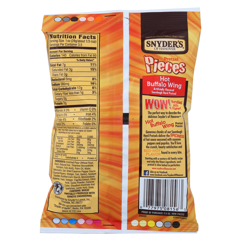 Snyder's Hot Buffalo Pretzel Pieces 3.5oz