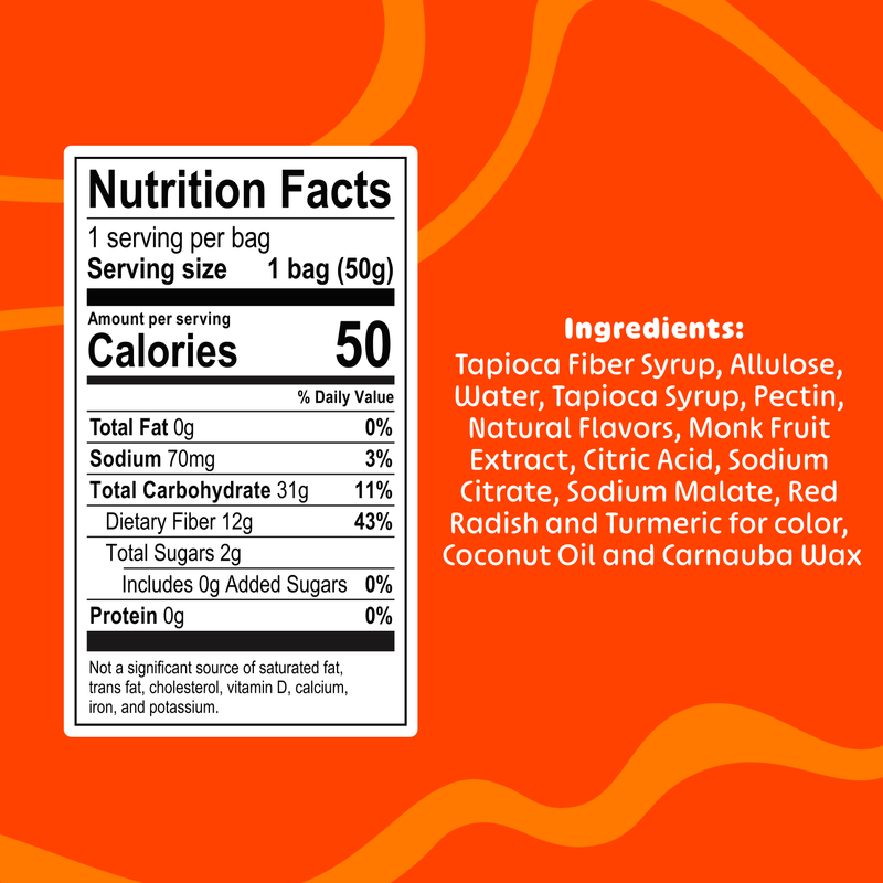 Blobs Orange-Peach Gummies - 1.8 oz