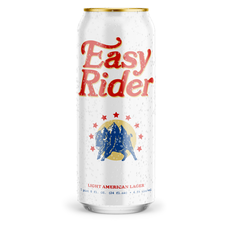 Easy Rider Light American Lager 24oz Can 4.5% ABV