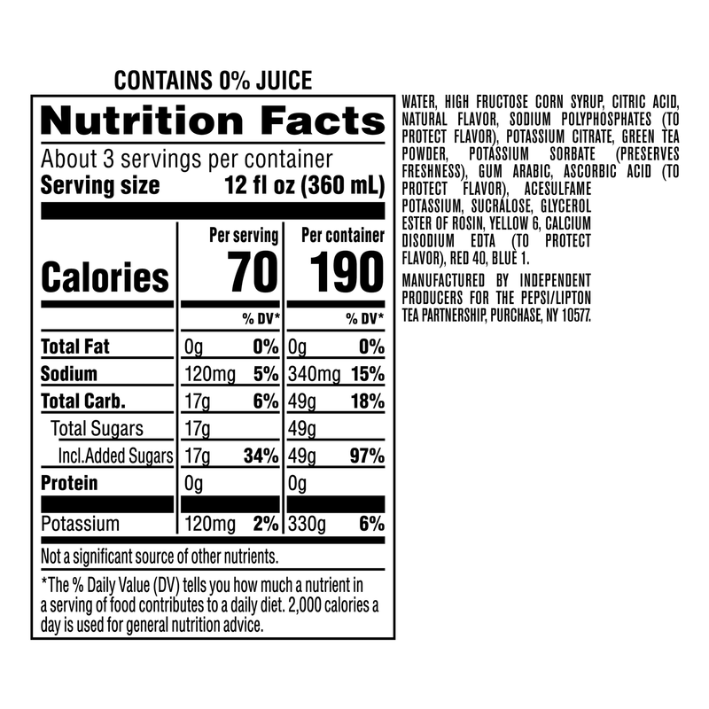 Brisk Blood Orange 1L Bottle