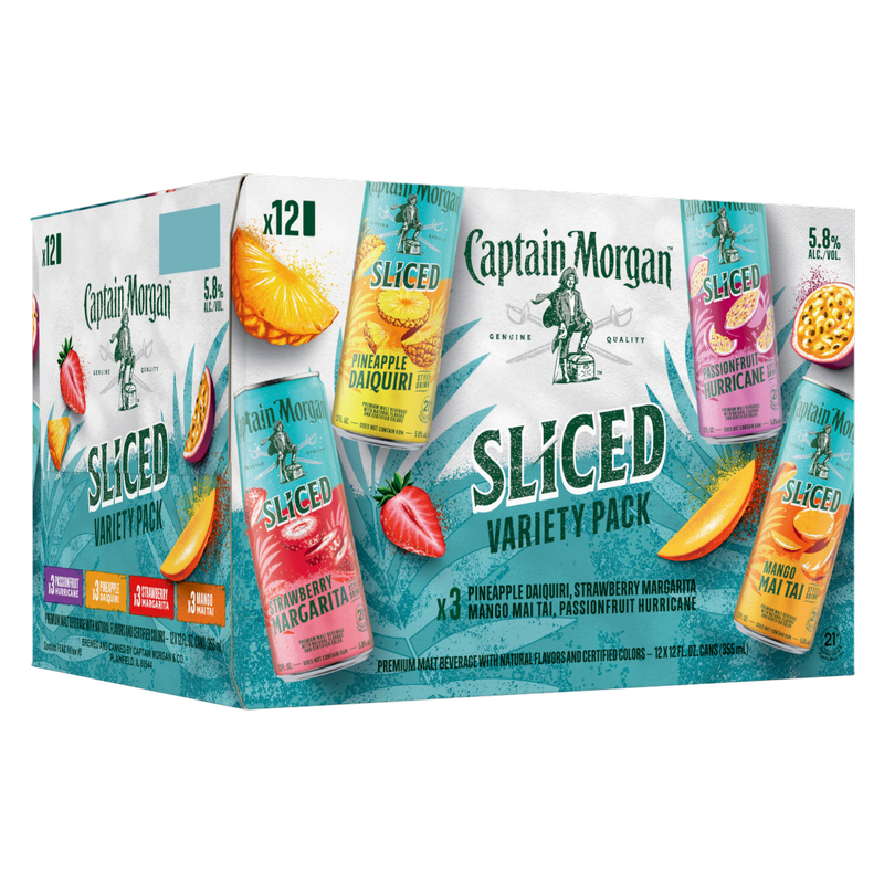 CAPTAIN MORGAN SLICED VP 12PKC (12PKC 12 OZ)