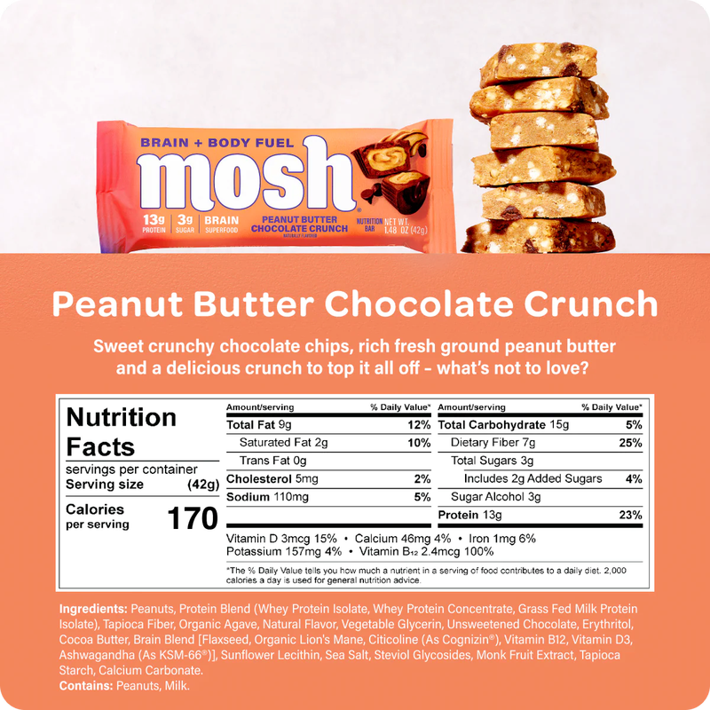 Mosh Peanut Butter Chocolate Crunch, 1.48oz