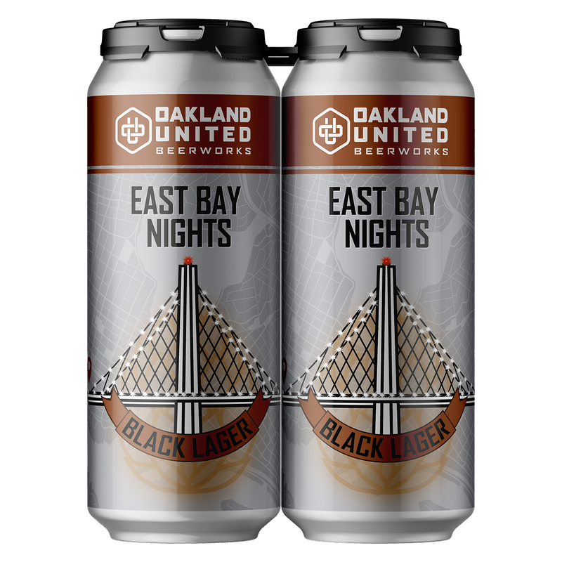 Oakland United Beerworks East Bay Nights Black Lager (4PKC 16 OZ)