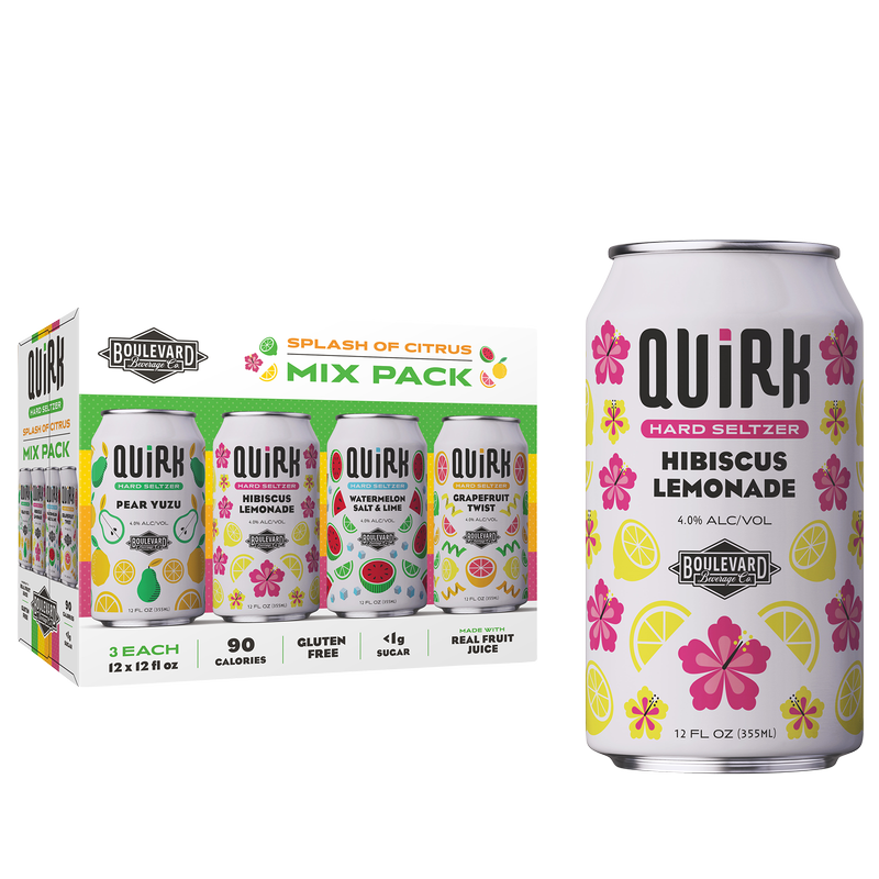 Quirk 'Splash of Citrus' Mixed Pack 12pk 12oz can 4.2% ABV