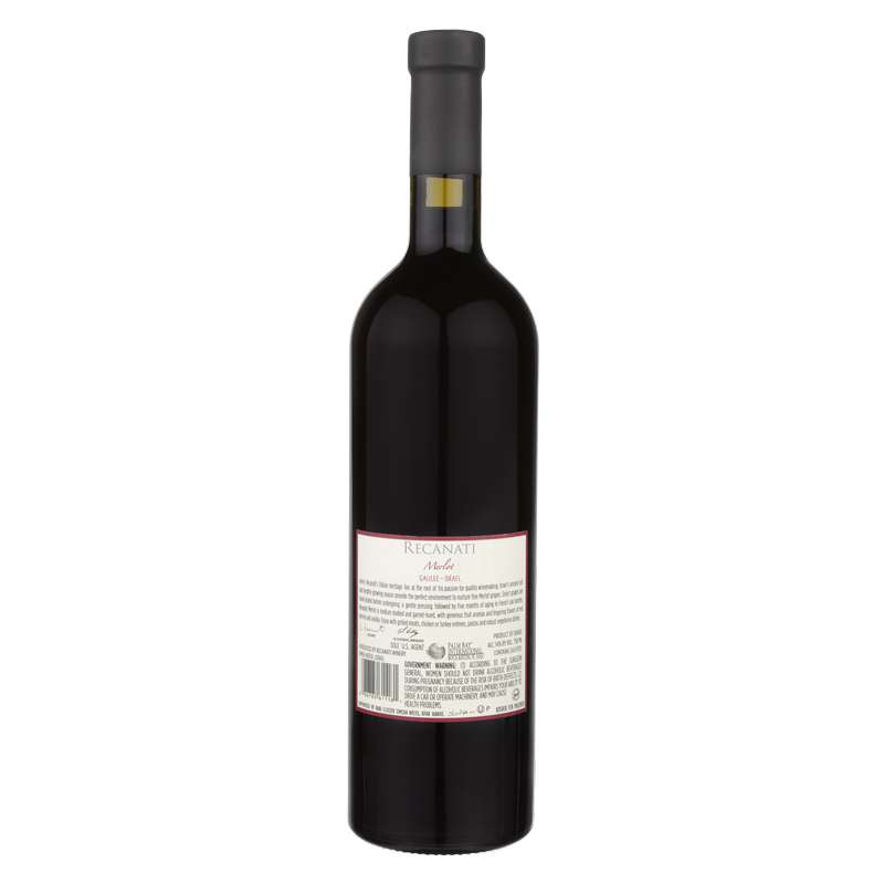 Racanati Kosher Merlot Galilee 750 ml