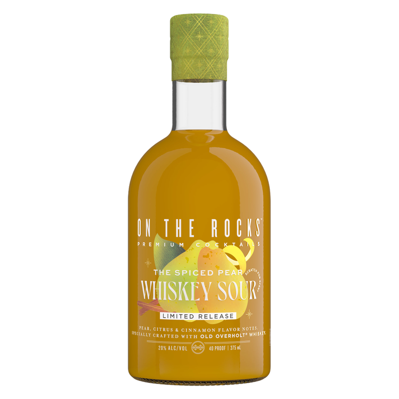 On the Rocks Spiced Pear Whiskey Sour 375ml Bottle