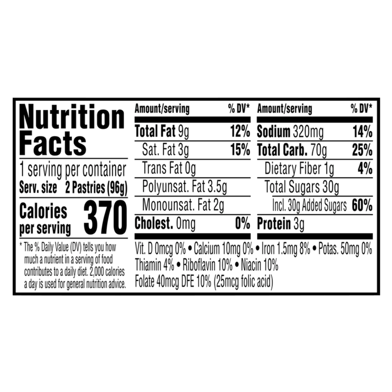 Pop-Tarts Frosted S'mores Toaster Pastries 2ct case 6 CT