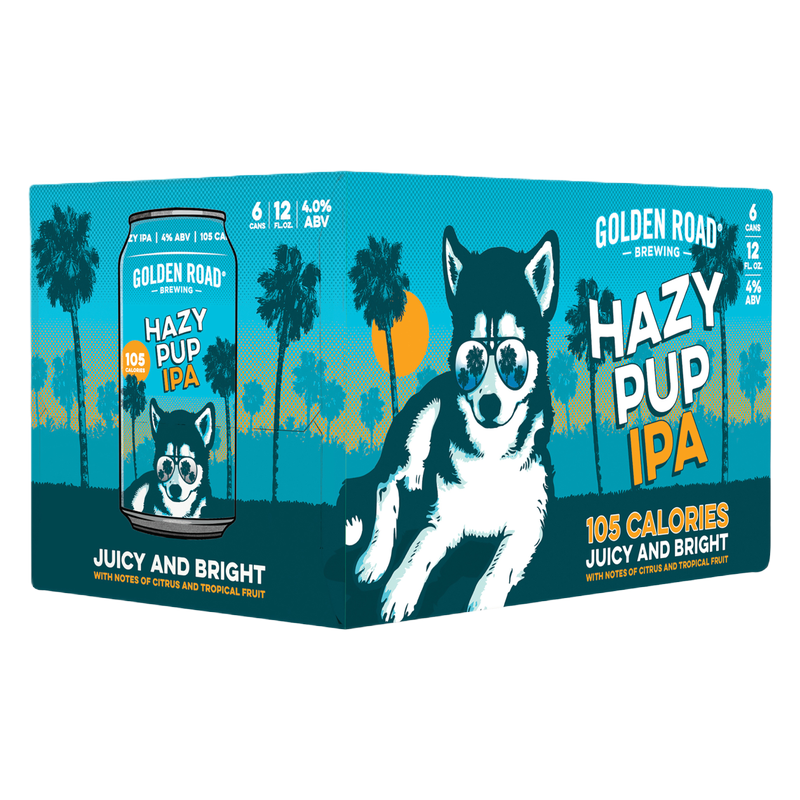 Golden Road Brewing Hazy Pup IPA 6pk 12oz Can