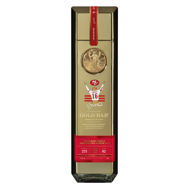 Gold Bar Whiskey Joe Montana 750ml Bottle