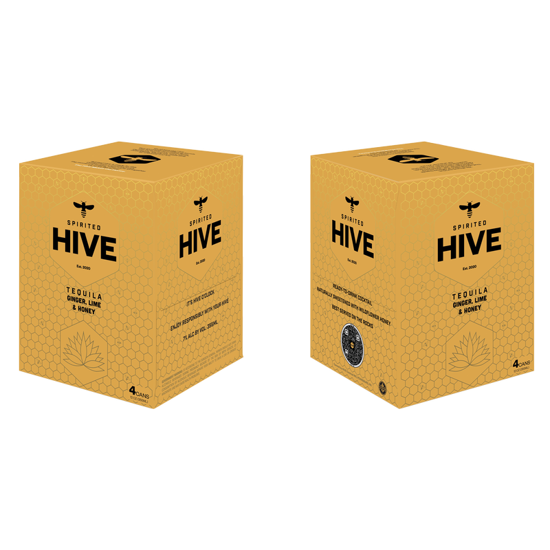 Spirited Hive Tequila Ginger 4pk 12oz (14 Proof)