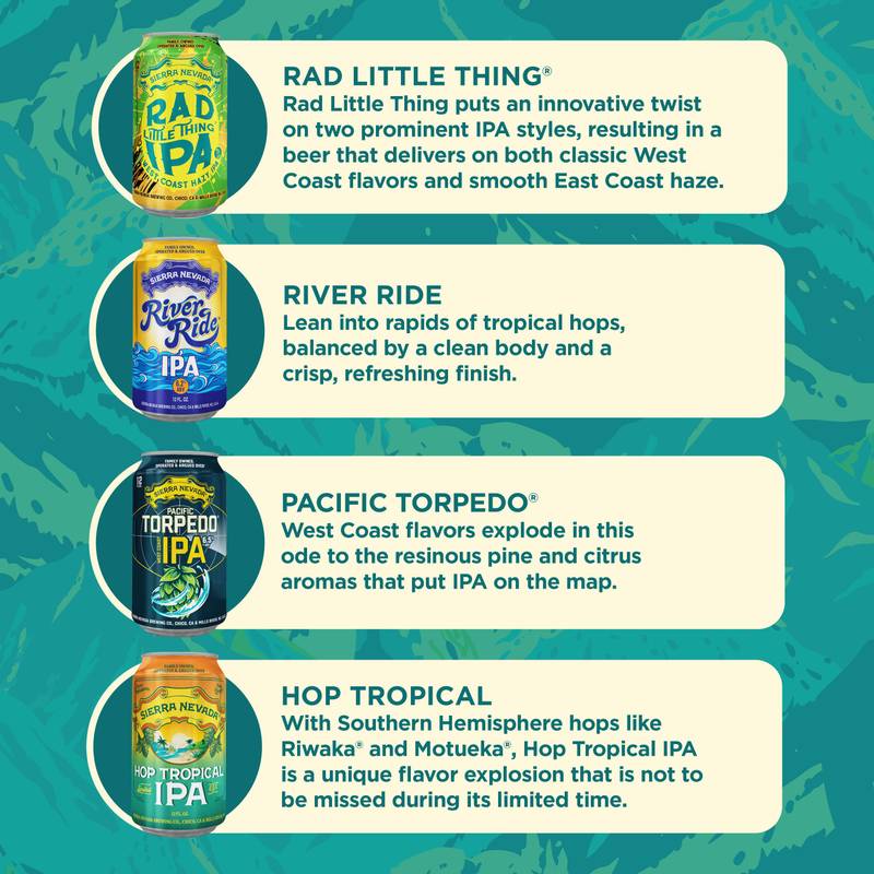 Sierra Nevada IPA Adventure Pack 24pk 12oz Cans