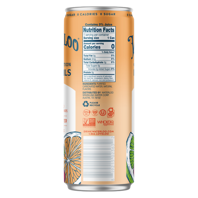 Waterloo Mai Tai Sparkling Water 6pk 12oz Can