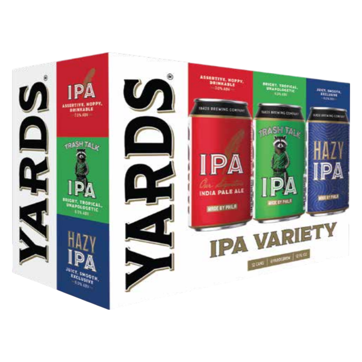 Yards Brewing IPA Variety Pack 12pk 12oz Cans 6.5% ABV