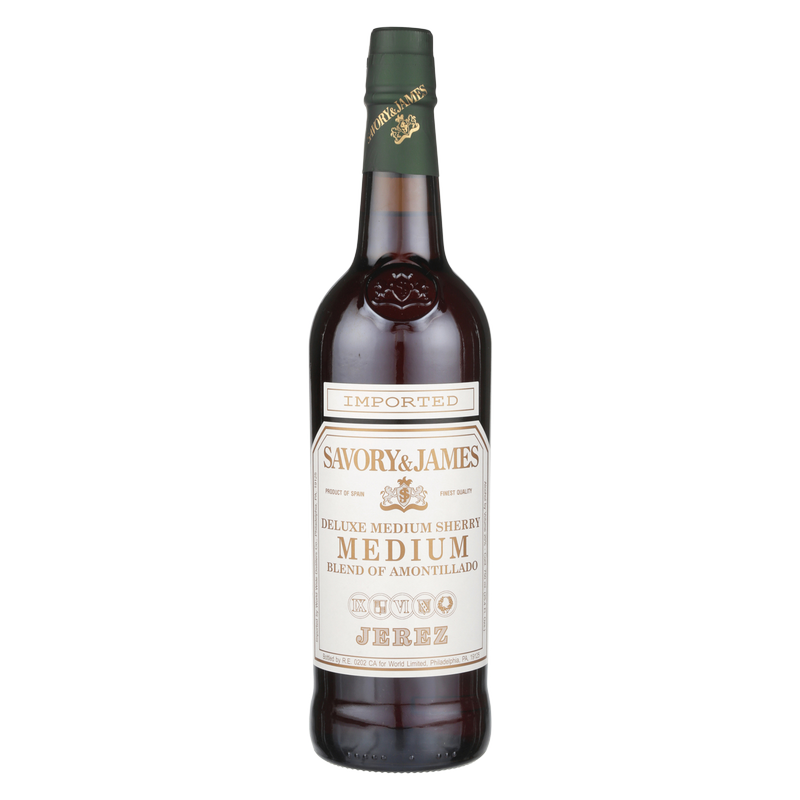 Savory & James Cream Sherry 750ml