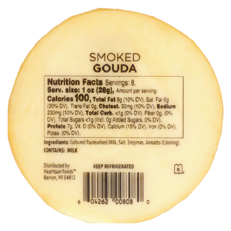 Apple Smoked Gouda Round - 8oz