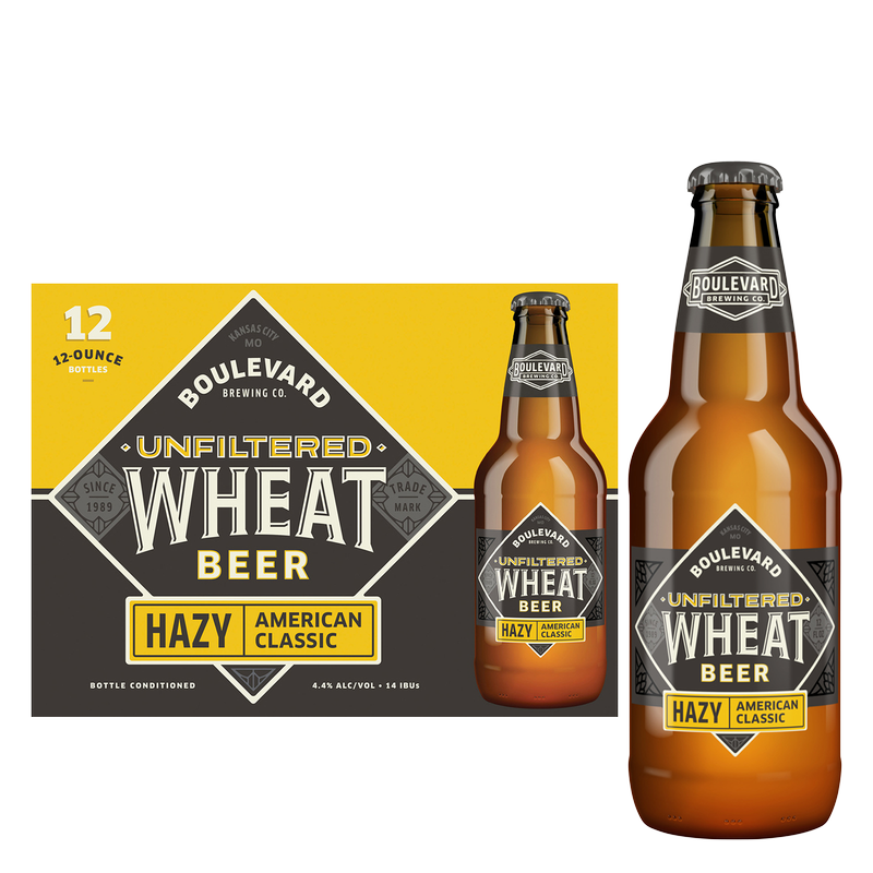 Boulevard Brewing Company Unfiltered Wheat Beer 12pk 12oz Btl 4.4% ABV