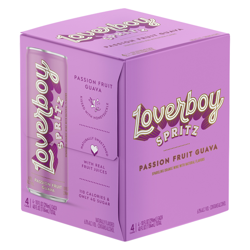 Loverboy Passionfruit Guava Spritz 4pk 250ml Can 6.0% ABV