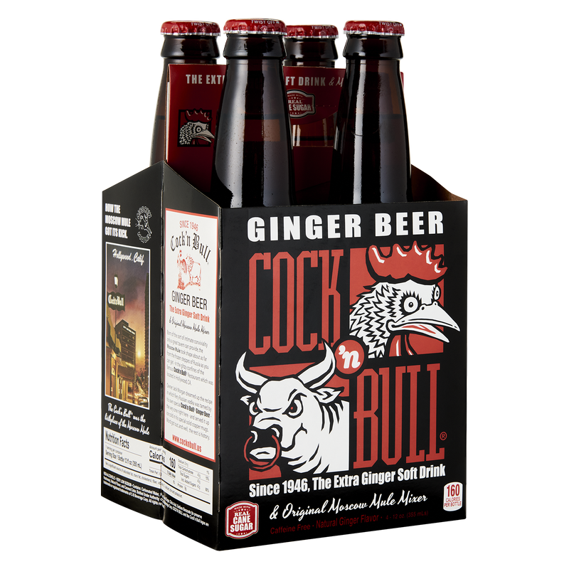 Cock 'n Bull Ginger Beer 4pk 12oz Btl