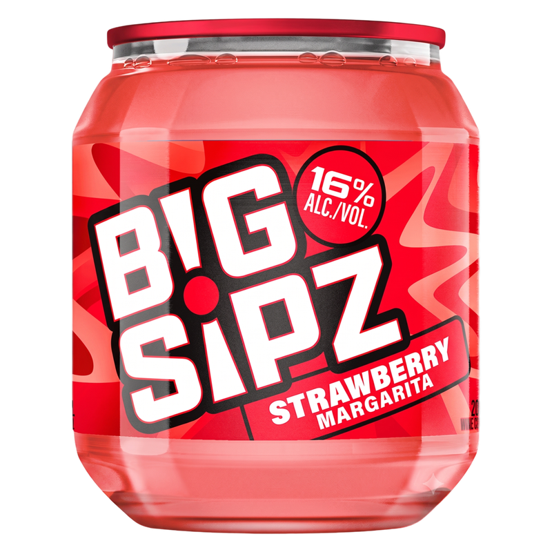 Big Sipz Strawberry Margarita Cup 200ml 15% ABV