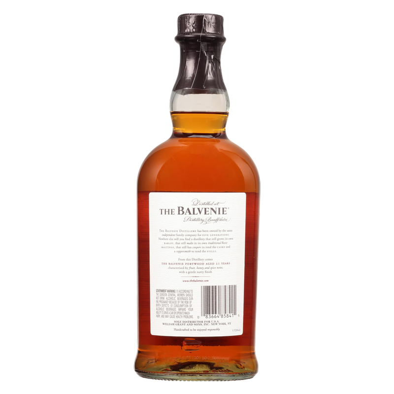 The Balvenie PortWood 21 Yr 750ml