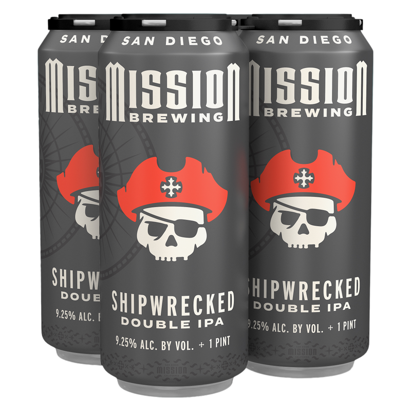Mission Brewery Shipwrecked Double IPA (4PKC 16 OZ)