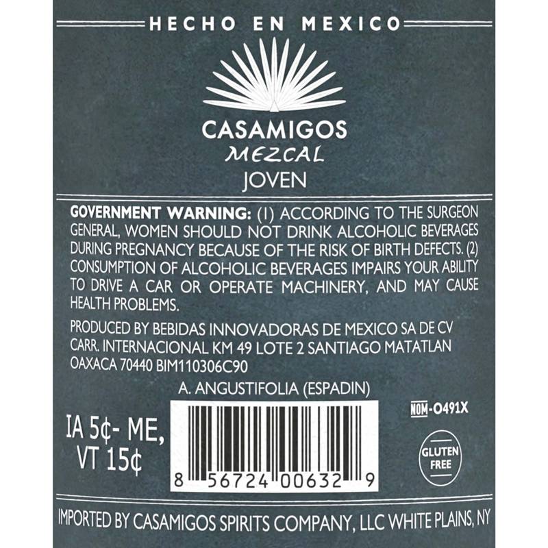 Casamigos Joven Mezcal 750ml (80 Proof)