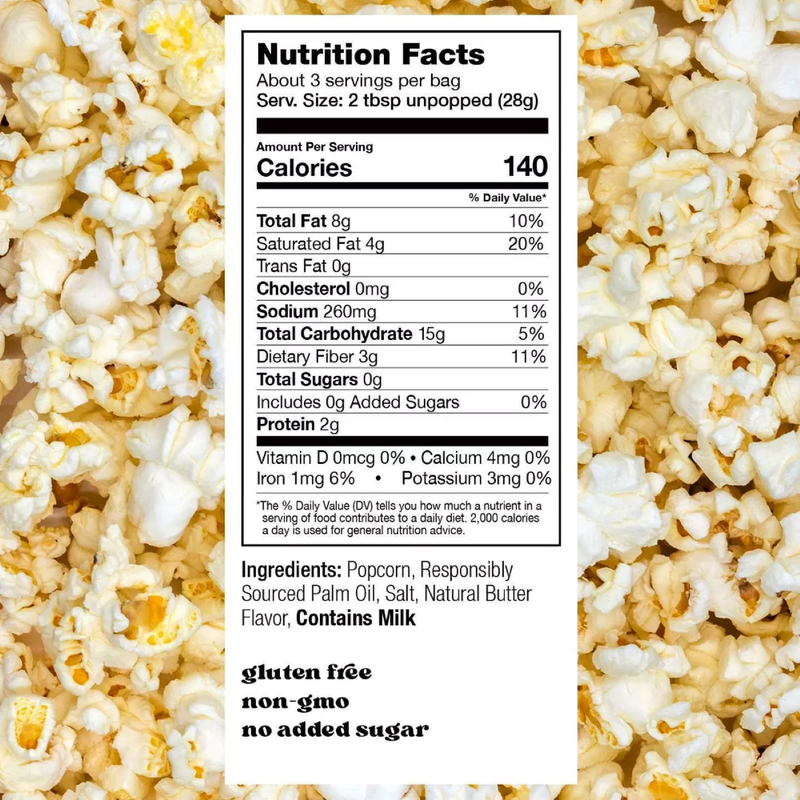 Opopop Microwave Popcorn Super Butter, 8.5oz