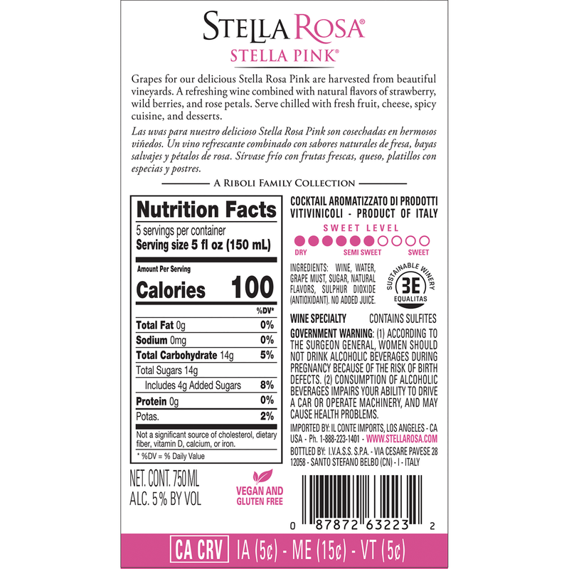 Stella Rosa Pink 750 ml