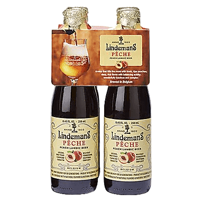 Lindemans Peche 4pk 8.5oz Btl