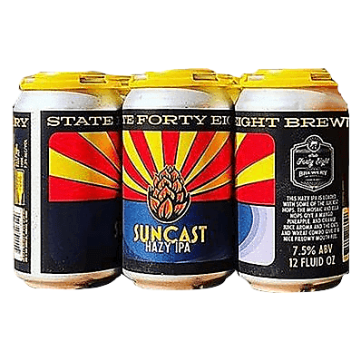State Forty Eight Brewery Suncast Hazy IPA 6pk 12oz Can