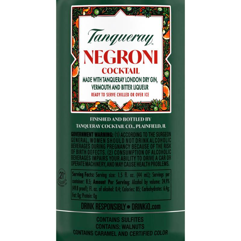 Tanqueray Negroni Cocktail 375ml (40 Proof)