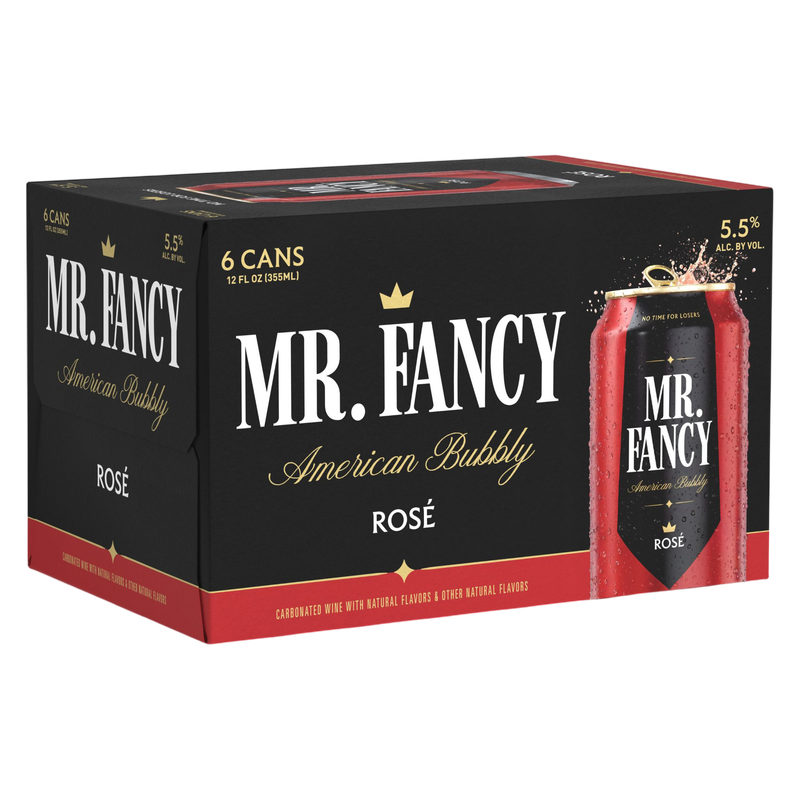 Mr Fancy Rose Wine Cocktail 6pk 355ml Can