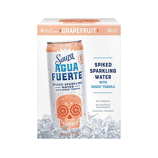 Sauza Agua Fuerte Grapefruit RTD 4pk 355ml Can
