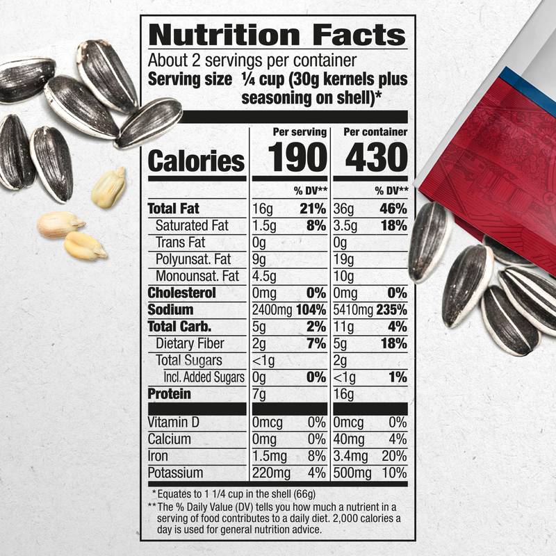 David's BBQ Sunflower Seeds, 5.25oz