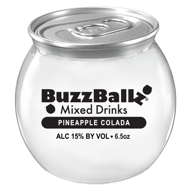 BuzzBallz Pineapple Colada Single 6.5oz Can 15% ABV