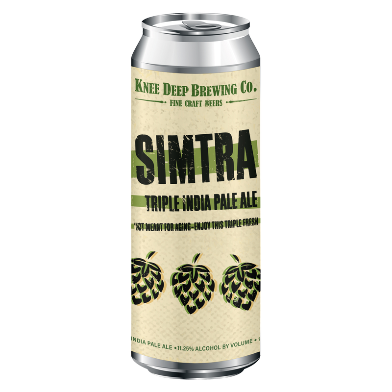 Knee Deep Brewing Simtra Triple IPA Single 19.2oz Can