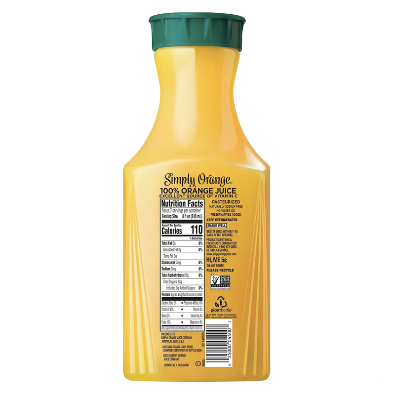 Simply Orange High Pulp 52oz Btl