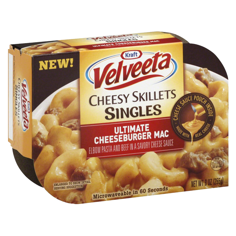 Velveeta Ultimate Cheeseburger Mac Cheesy Bowl 9oz