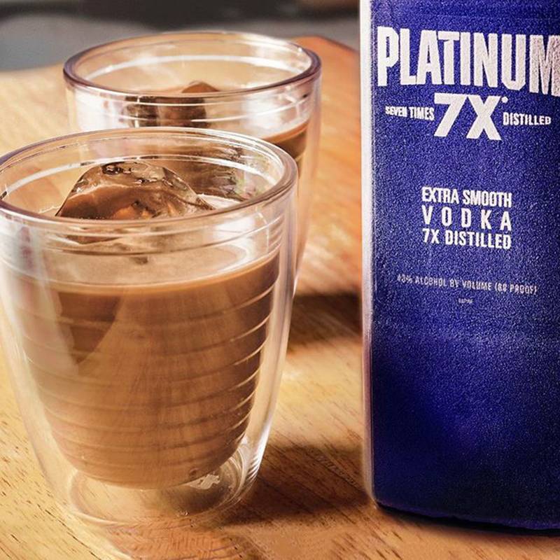 Platinum 7x Vodka 375 Ml Plastic