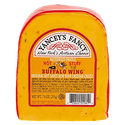 Yancey's Fancy Buffalo Wing Cheddar Cheese - 7.6oz