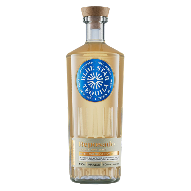 Blue Star Honey Reposado Tequila 750ml