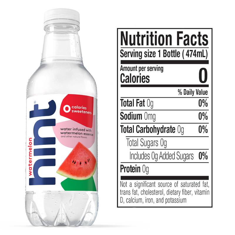 Hint Watermelon Water 16oz Btl