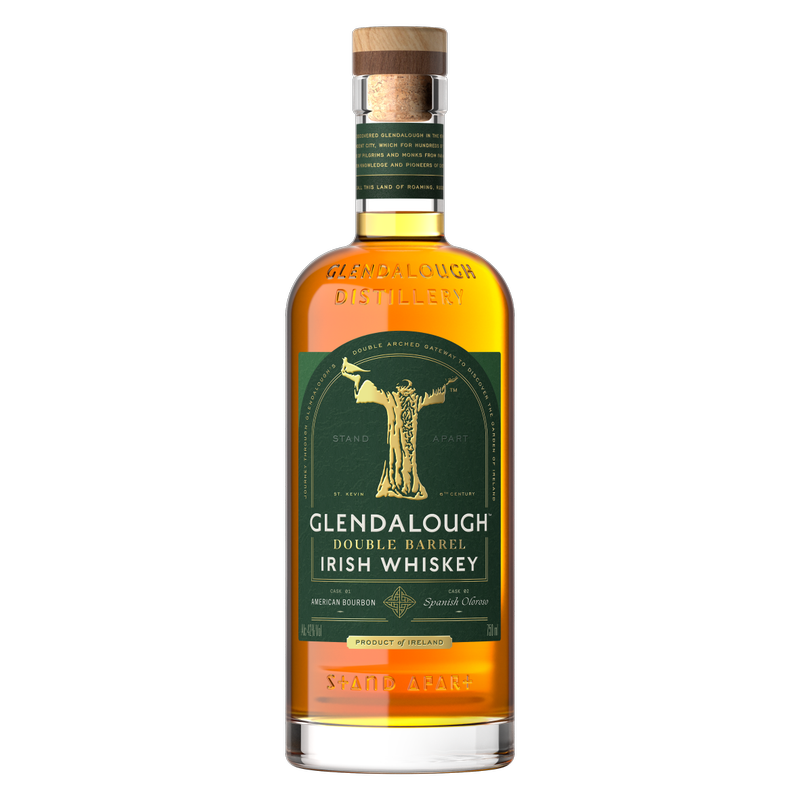 Glendalough Double Barrel Single Grain Irish Whiskey 750ml