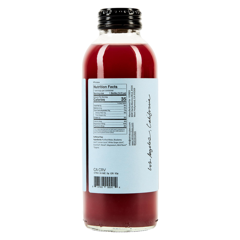 VYBES Blueberry Mint Mood Drink 14oz Btl