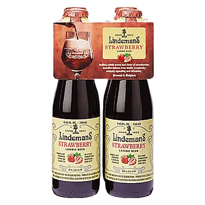 Lindemans Lambic Strawberry 4pk 8.5oz Btl