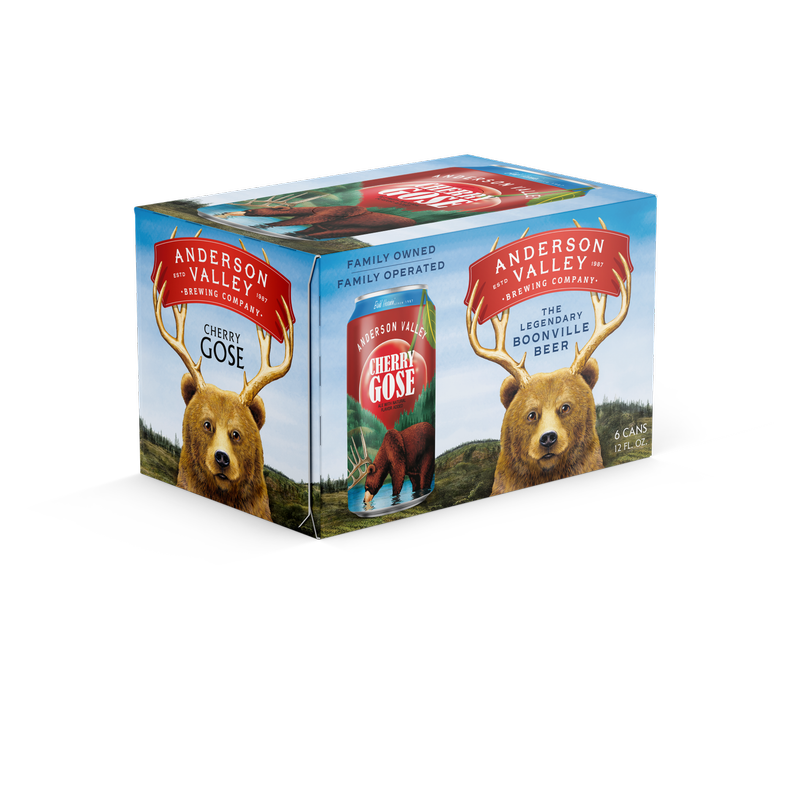Anderson Valley Brewing Cherry Gose 6pk 12oz Can