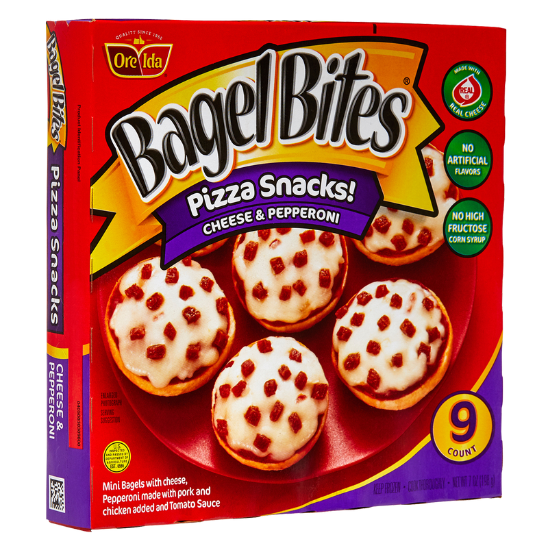 Bagel Bites Frozen Pepperoni Pizza Snacks 9ct 7oz