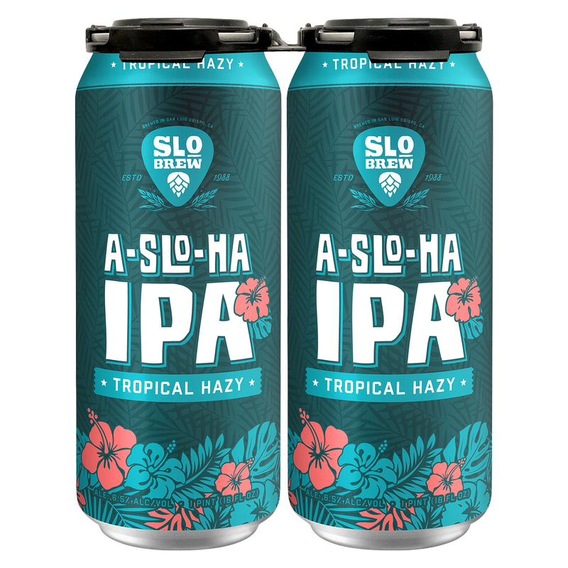 SLO Brewing A-SLO-HA IPA 4pk 16oz 6.5% ABV